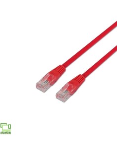 Cable de Red RJ45 UTP Aisens A135-0238 Cat.6/ 1m/ Rojo