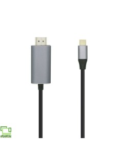 Cable Conversor Aisens A109-0392/ USB Tipo-C Macho - HDMI...