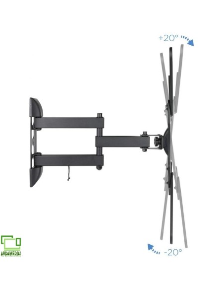 Soporte de Pared Orientable / Inclinable TooQ LP6055TN-B para TV de 23-55'/ hasta 30kg