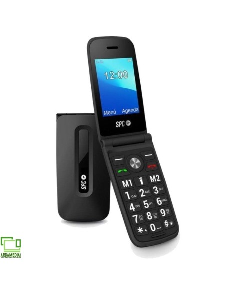 Teléfono Móvil SPC Titan para Personas Mayores/ Negro