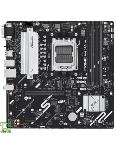 Placa Base Asus A620AM-A-CSM Socket AM5/ DDR5/ PCIe 4.0/ Micro ATX