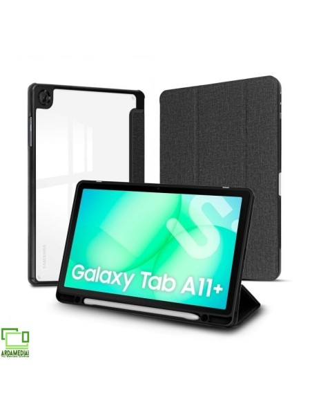 Funda Subblim Clear Shock Case para Samsung A11+/ Negra