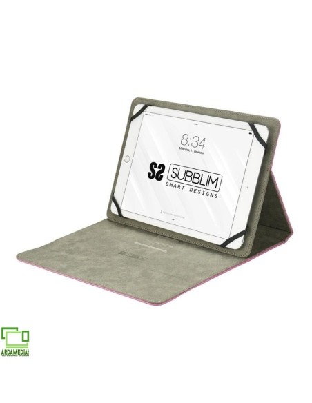 Funda Subblim Clever Stand para Tablets de 9'-10.1'/ Rosa