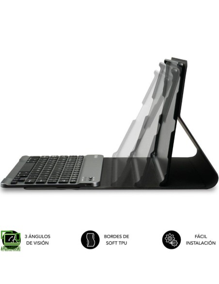 Funda con Teclado Subblim KeyTab Pro BT para Tablets Samsung Galaxy A11+/ Negra