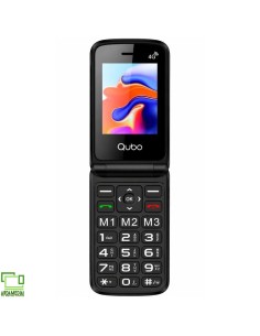 Teléfono Móvil Qubo X-247RDC 4G para Personas Mayores/ Rojo 2