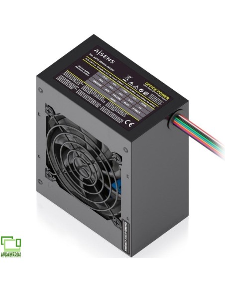 Fuente de Alimentación SFX Aisens ASPC-500SFX-SEOBK/ 500W/ Ventilador 8cm