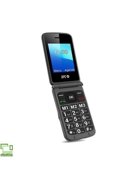 Teléfono Móvil SPC Stella 2 para Personas Mayores/ Negro