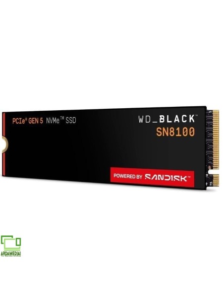 Disco SSD SanDisk WD Black SN8100 1TB/ M.2 2280 PCIe Gen5/ Full Capacity