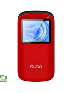 Teléfono Móvil Qubo P-190RD 4G para Personas Mayores/ Rojo