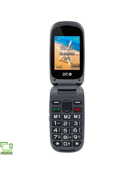 Teléfono Móvil SPC Harmony para Personas Mayores/ Negro