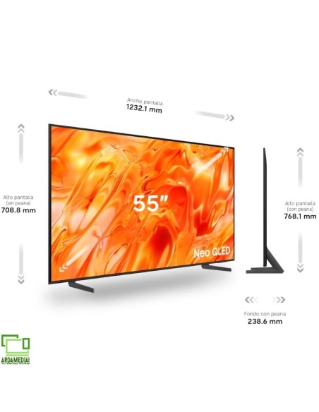Televisor Samsung Neo QLED QN70H TQ55QN70HAU 55'/ Ultra HD 4K/ Smart TV/ WiFi