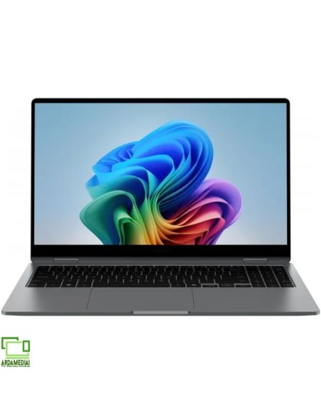 Portátil Convertible Samsung Galaxy Book5 360 Intel Core Ultra 7-256V/ 16GB/ 512GB SSD/ 15.6' Táctil/ Win11 Pro