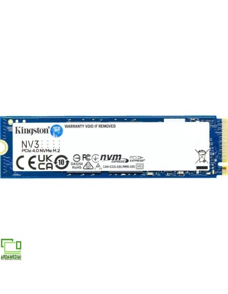 Disco SSD Kingston NV3 500GB/ M.2 2280 PCIe Gen4